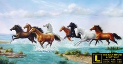 Tranh sơn dầu mã đáo thành công 54